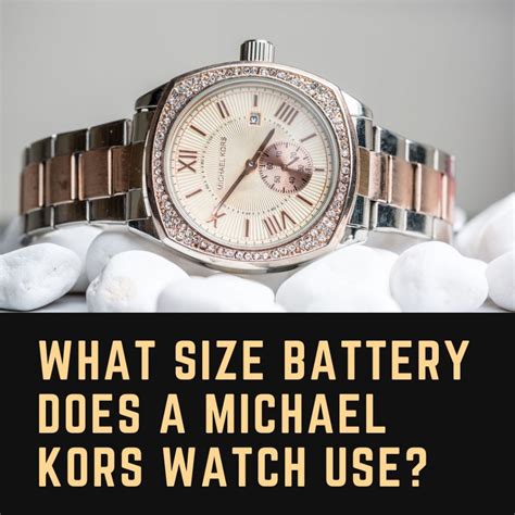 what kind of battery does a michael kors watch take|mk5753 watch battery for sale.